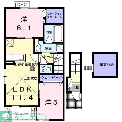 アルドーレIの物件間取画像