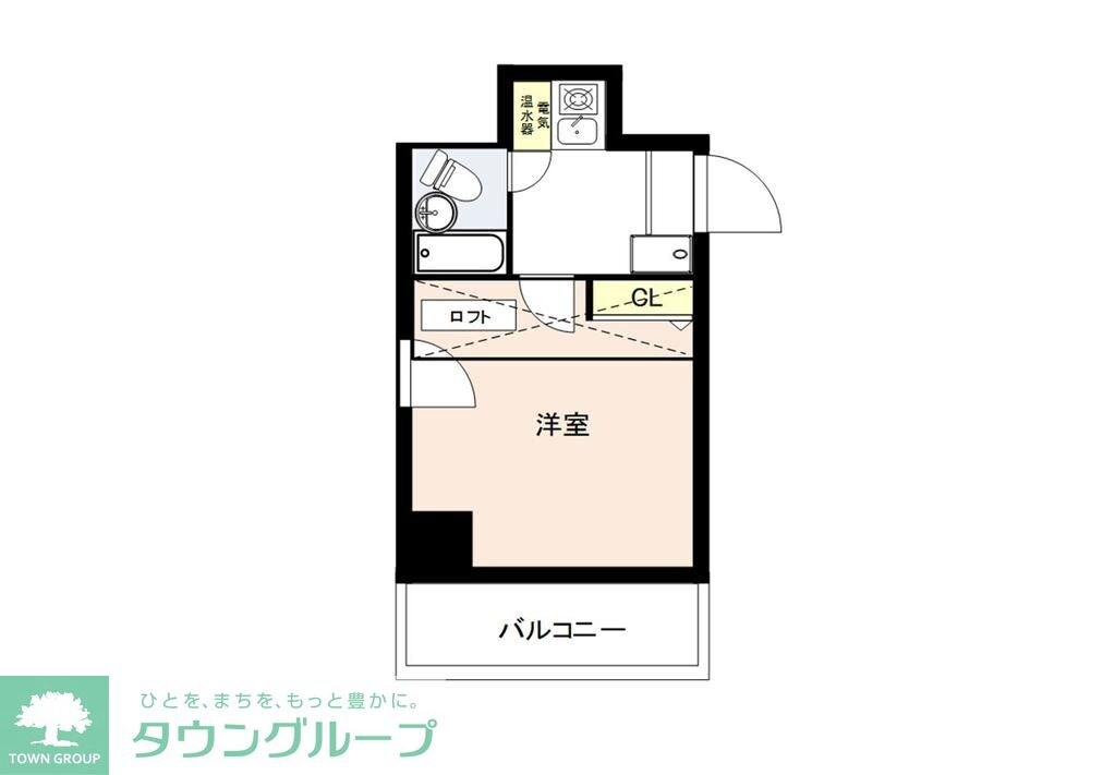 フレグランスWARABIの物件間取画像