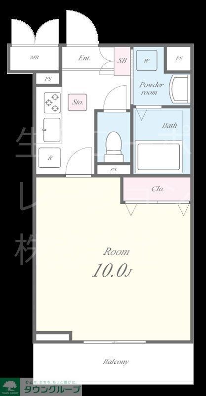 シャルム・ラソワの物件間取画像