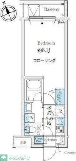 クレアポルテ川口元郷の物件間取画像