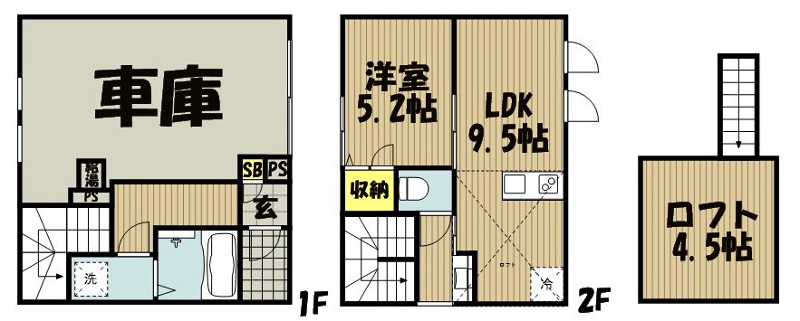 ベッロ スクーデリアの物件間取画像