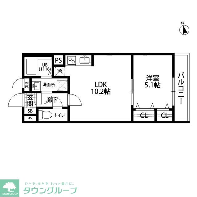 ハイハーバーの物件間取画像