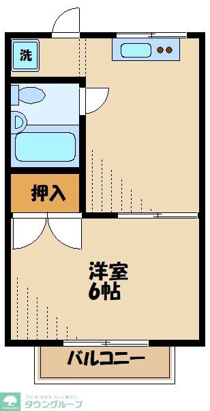 第2こみねハイツの物件間取画像