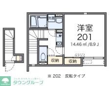 クレイノ向日葵 レジデンスの物件間取画像