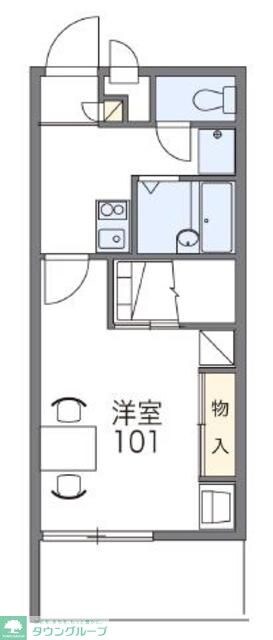 レオパレスPoemの物件間取画像