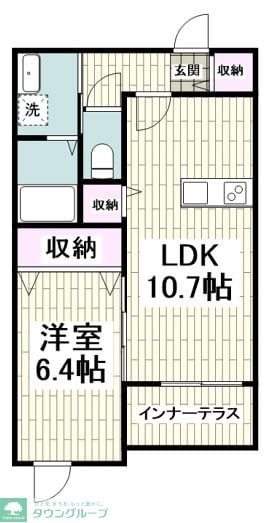 クレール・エ・ボウIIIの物件間取画像