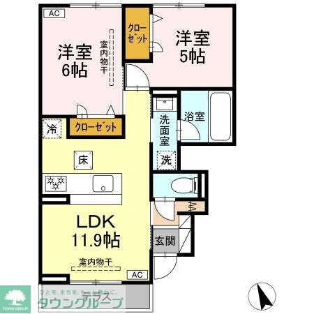 グラースKの物件間取画像