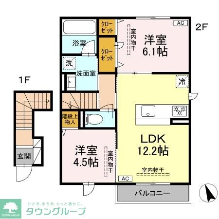 グラースKの物件間取画像