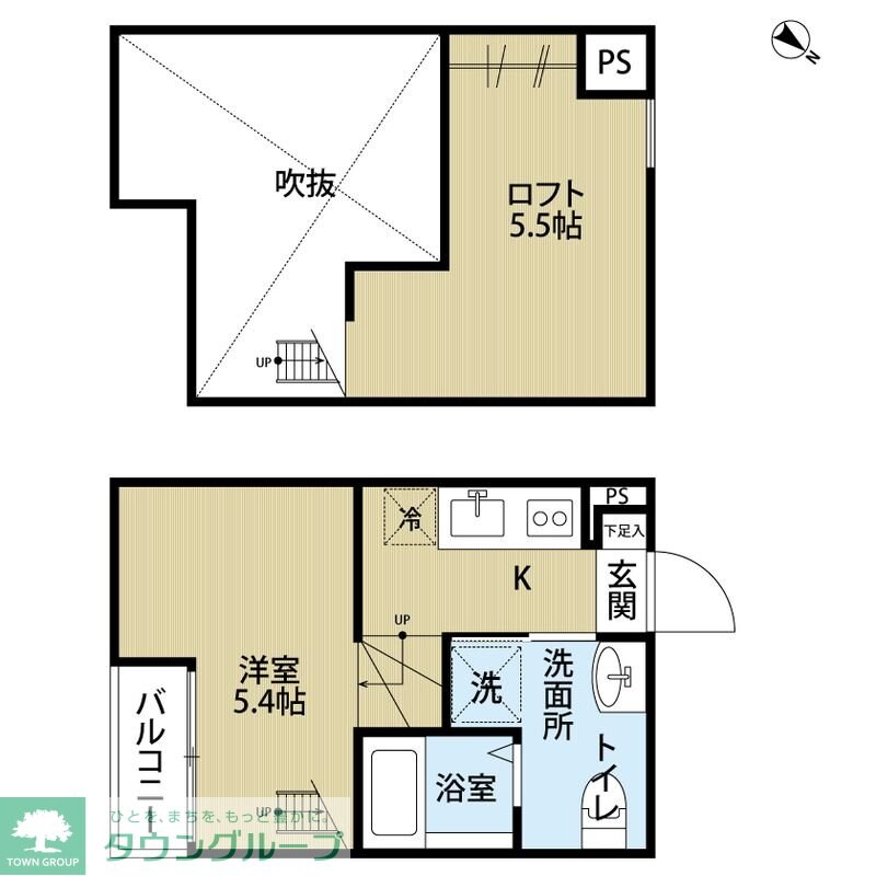 グリーンベルトの物件間取画像