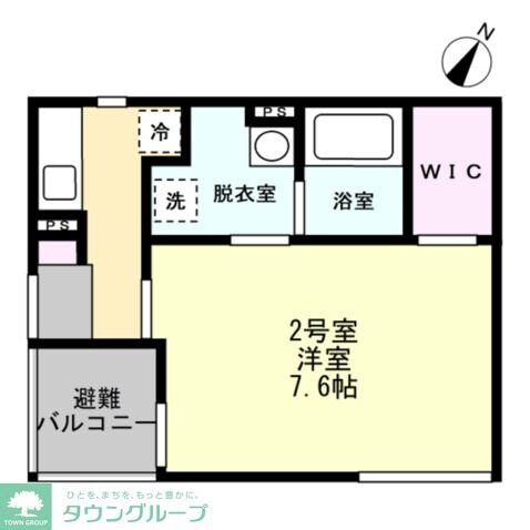 T&Fレジデンス南林間Bの物件間取画像