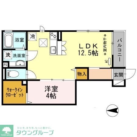 リヴェールの物件間取画像