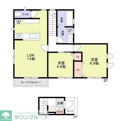 ハーベスト十番館の物件間取画像