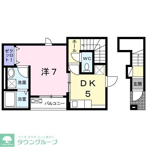 ヒルズの物件間取画像