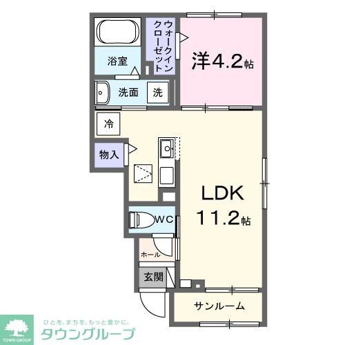サンヴェルデの物件間取画像