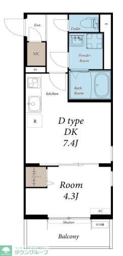 リブリ・鹿島の物件間取画像