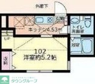 ブラウニーの物件間取画像