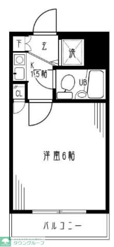 クリオ東林間壱番館の物件間取画像