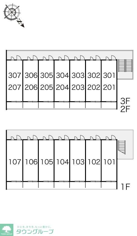 レオパレスレコルテ松ヶ枝の物件内観写真