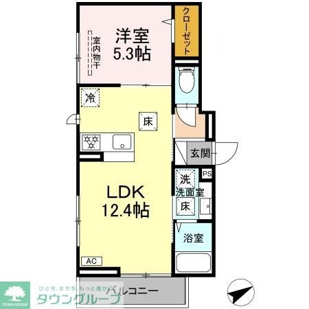 エスペランスの物件間取画像