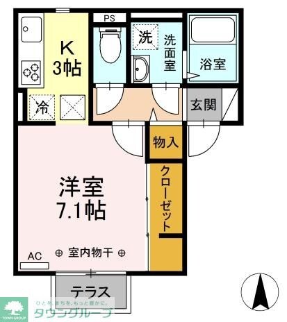 サテライト海老名の物件間取画像