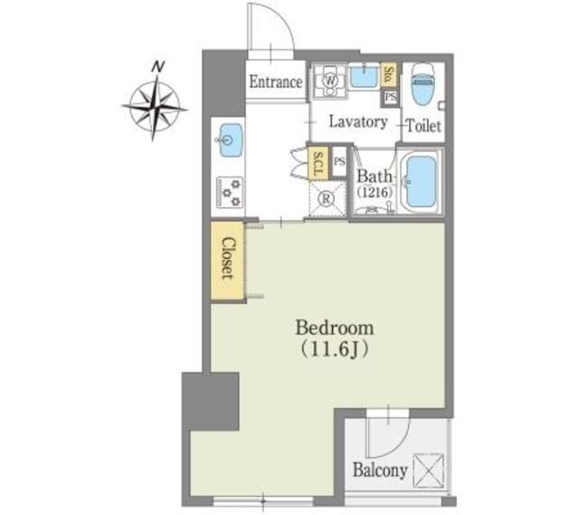 ルーエ錦の物件間取画像
