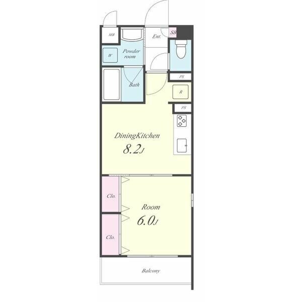 アイボリーの物件間取画像