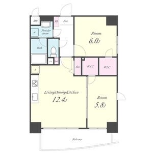 アクアブルーの物件間取画像