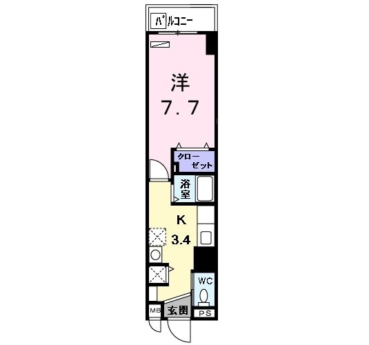 グランツ丸の内の物件間取画像