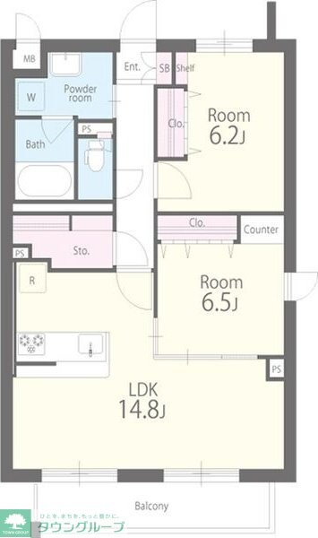 シャトン吹上の物件間取画像