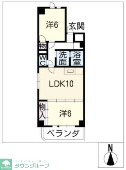サングランメールの物件間取画像