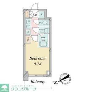 オーキッドレジデンス鶴舞の物件間取画像