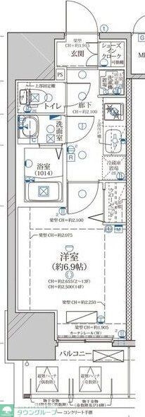 ディアレイシャス浅間町IIIの物件間取画像