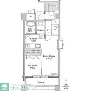 プライムメゾン東桜の物件間取画像
