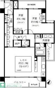東山公園レジデンスの物件間取画像