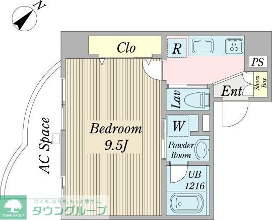 Canon Oosu(カノン大須)の物件間取画像