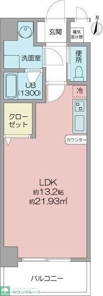 アヴニール白壁の物件間取画像