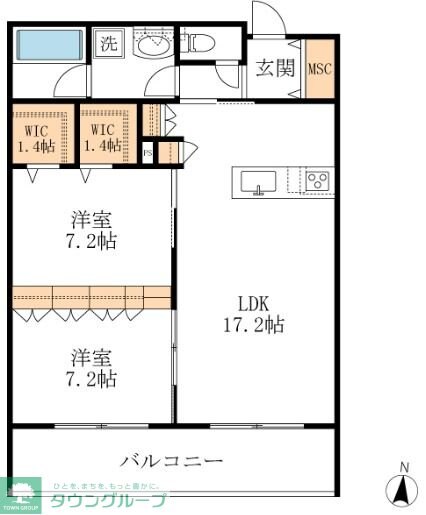 アイグレイス白壁の物件間取画像
