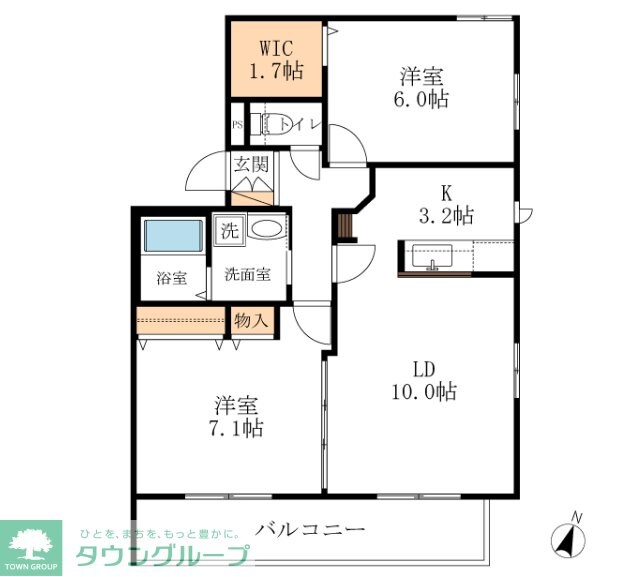 ドエルストークIIIの物件間取画像