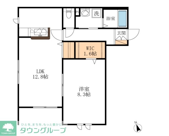 ガーデンコート高島の物件間取画像
