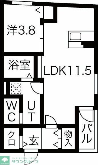 MS OOSUGIの物件間取画像