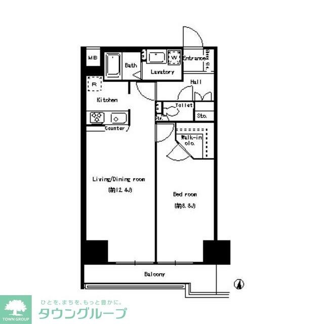 パークアクシス丸の内の物件間取画像