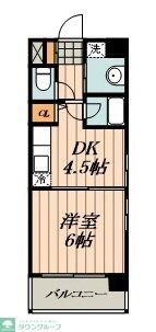新栄アーバンハイツの物件間取画像
