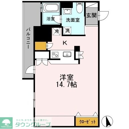カスタリア伏見の物件間取画像