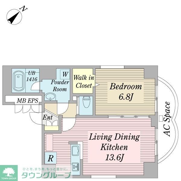 Canon Oosuの物件間取画像