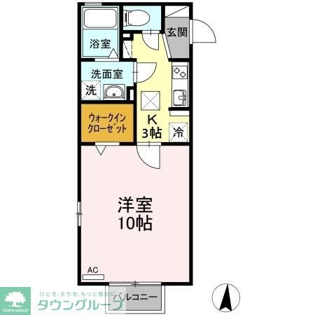 ウエストベルの物件間取画像