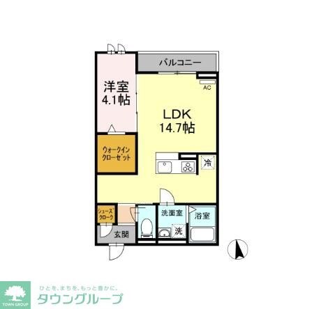 セントラルガーデン名駅東の物件間取画像