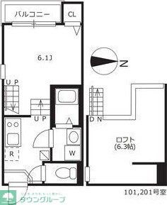 フレグラントオリーブ名城公園の物件間取画像
