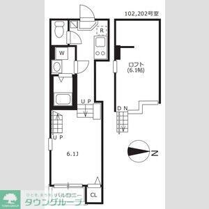 フレグラントオリーブ名城公園の物件間取画像