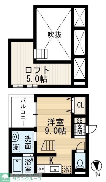 Altair高畑(アルテアタカバタ)の物件間取画像