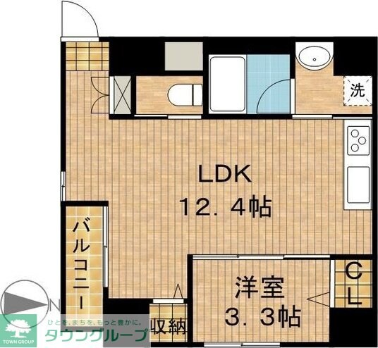 HONNMACHI BOX24の物件間取画像